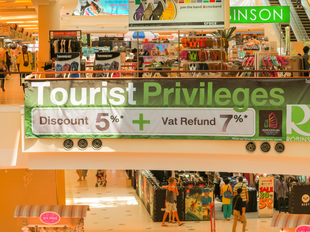 Bangkok Shopping Tourist refund Thailand