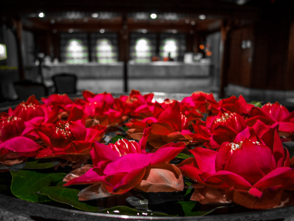 Flowers in Krungthep Wing Lobby Area
