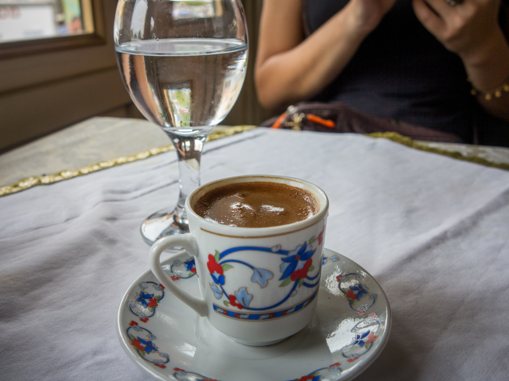 Turkish Coffee in Istanbul Turkey