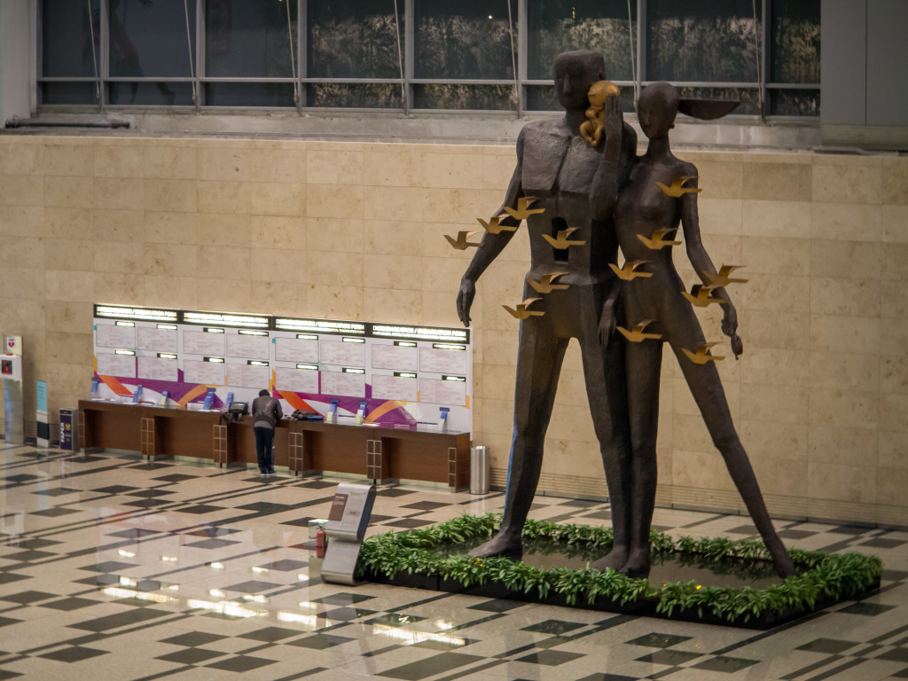 Coming Home by Han Meilin in Changi Airport Singapore