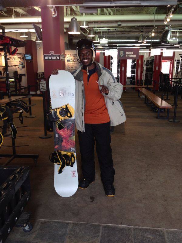 Brother Donald Snowboarding