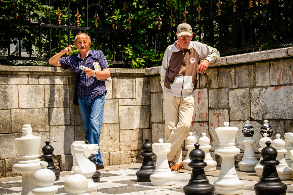 Giant Chess in Sarajevo