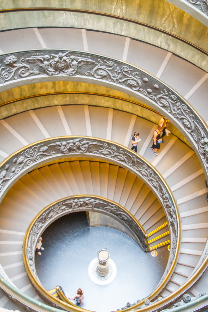 Vatican Museum Entrance and Exit Stairs