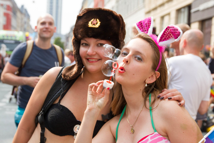 Russia Copenhagen Pride Bubbles