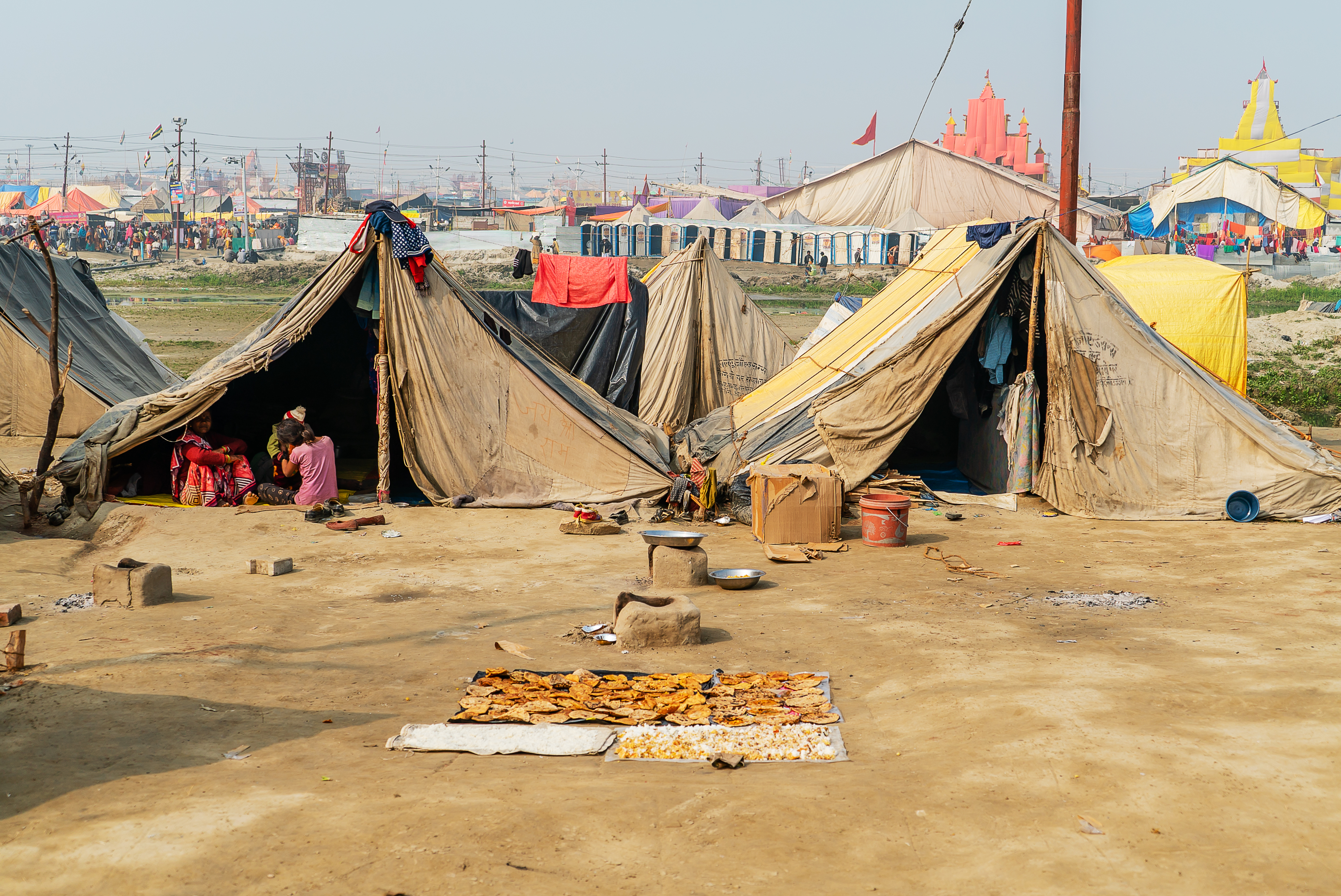 Pilgrim Basic Tent at Kumbh Mela 2019